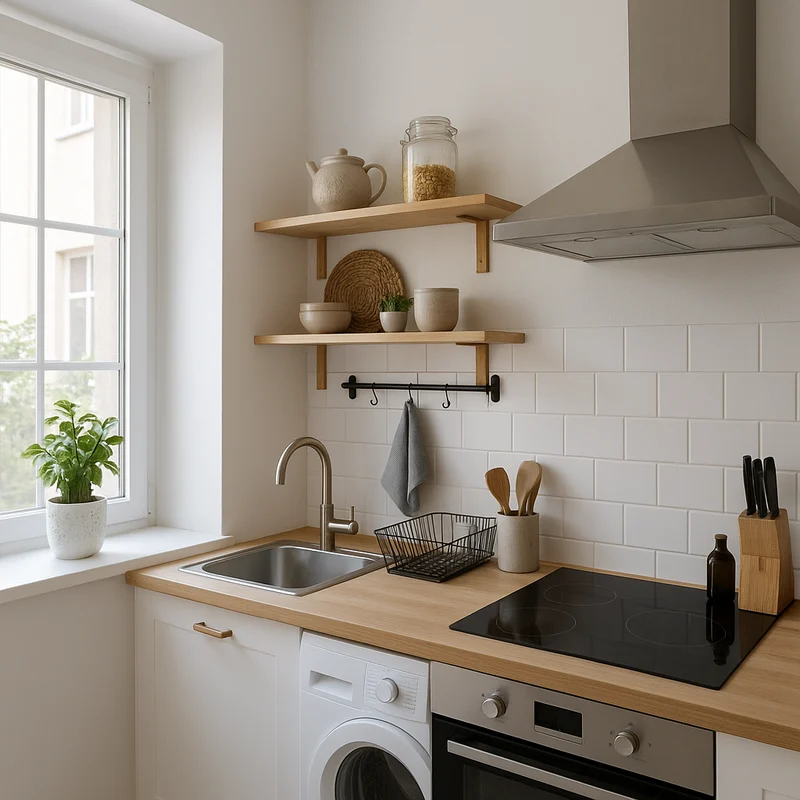 10 idee per organizzare una cucina piccola